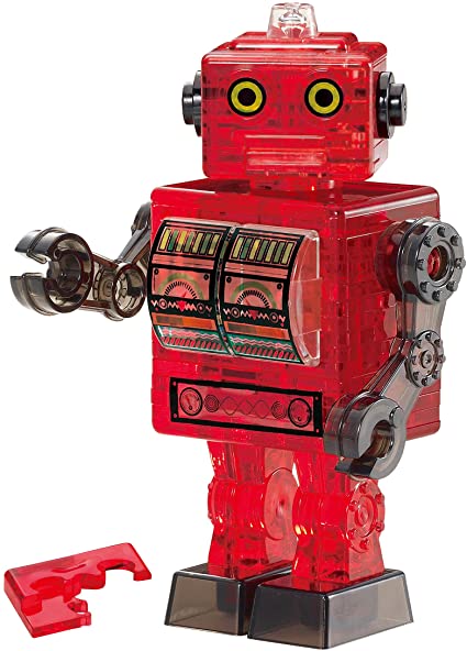 Crystal Puzzle-Tin Robot