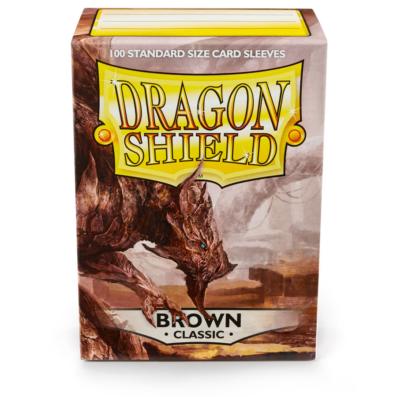 Dragon Shield Sleeve Brown 100