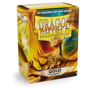 Dragon Shield Sleeve Gold 100
