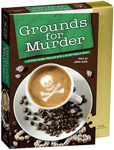 Grounds for Murder-Classic Mystery Jigsaw Puzzle