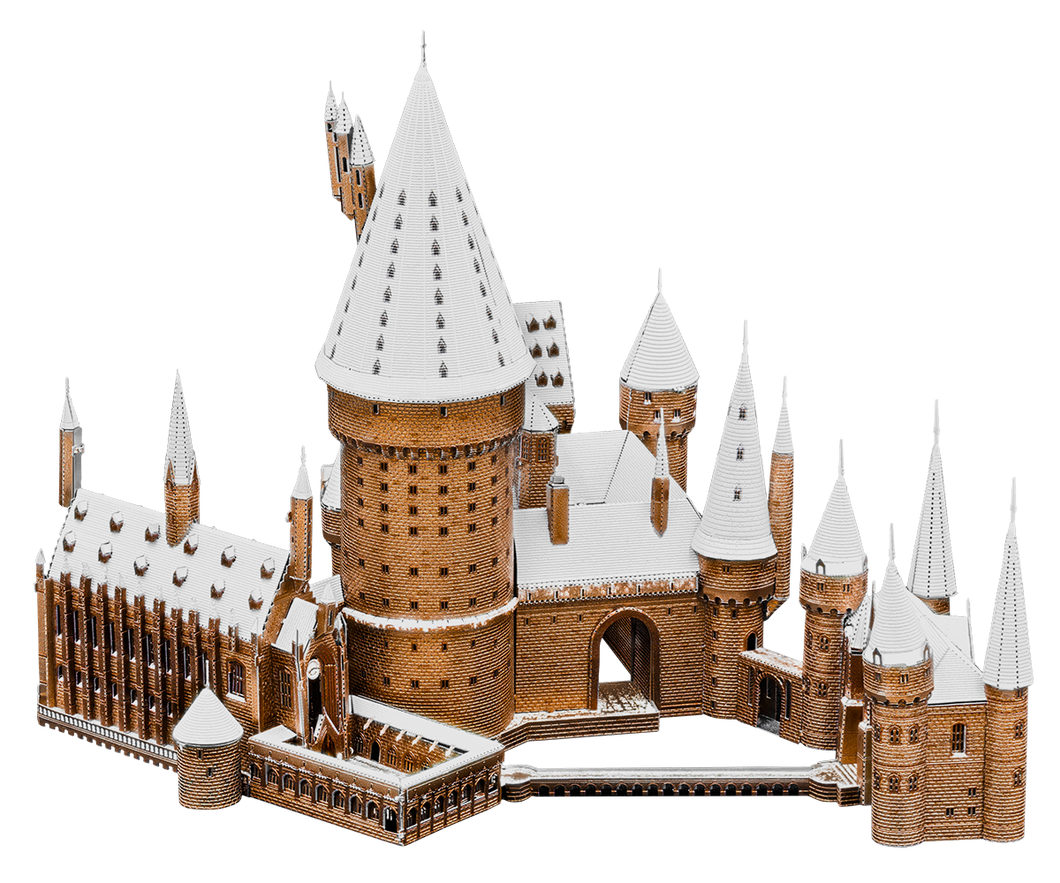 Metal Earth Iconx Harry Potter Hogwarts In Snow