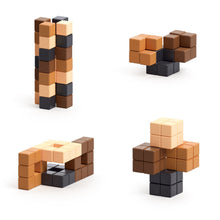 Load image into Gallery viewer, PIXIO Abstract Series COFFEE - 60pc Magnetic Blocks in 4 Colors
