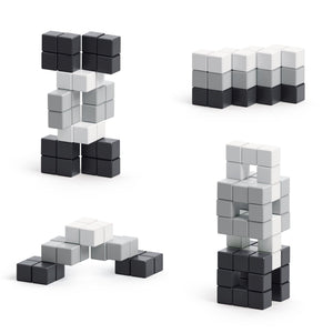 PIXIO Abstract Series NOIR - 60pc Magnetic Blocks in 3 Colors