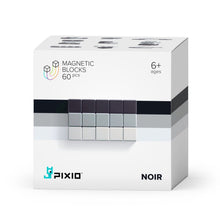 Load image into Gallery viewer, PIXIO Abstract Series NOIR - 60pc Magnetic Blocks in 3 Colors
