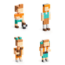 Load image into Gallery viewer, PIXIO Happy Family - 88 Magnetic Blocks in 7 Colors
