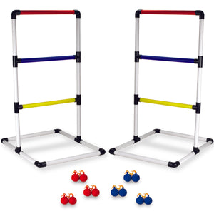 Ladder Ball Game Set With Carrying Case & Ground Anchors
