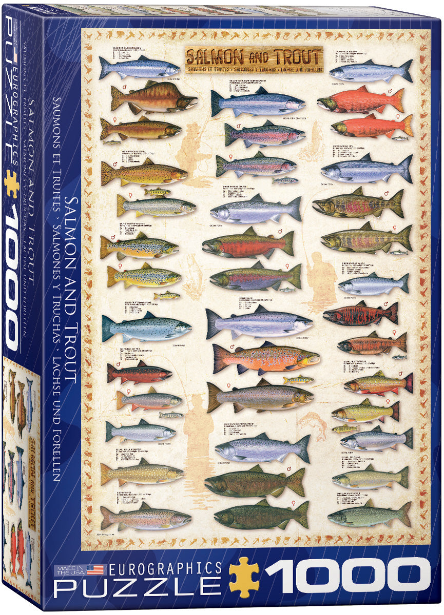 Salmon and Trout 1000Pc