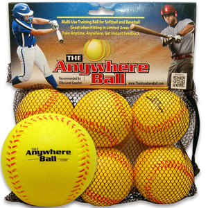 Anywhere Ball Baseball 6 Pack