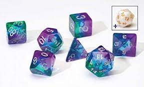 Sirius 7-set TR Blue Purple Green WIth white Numbers