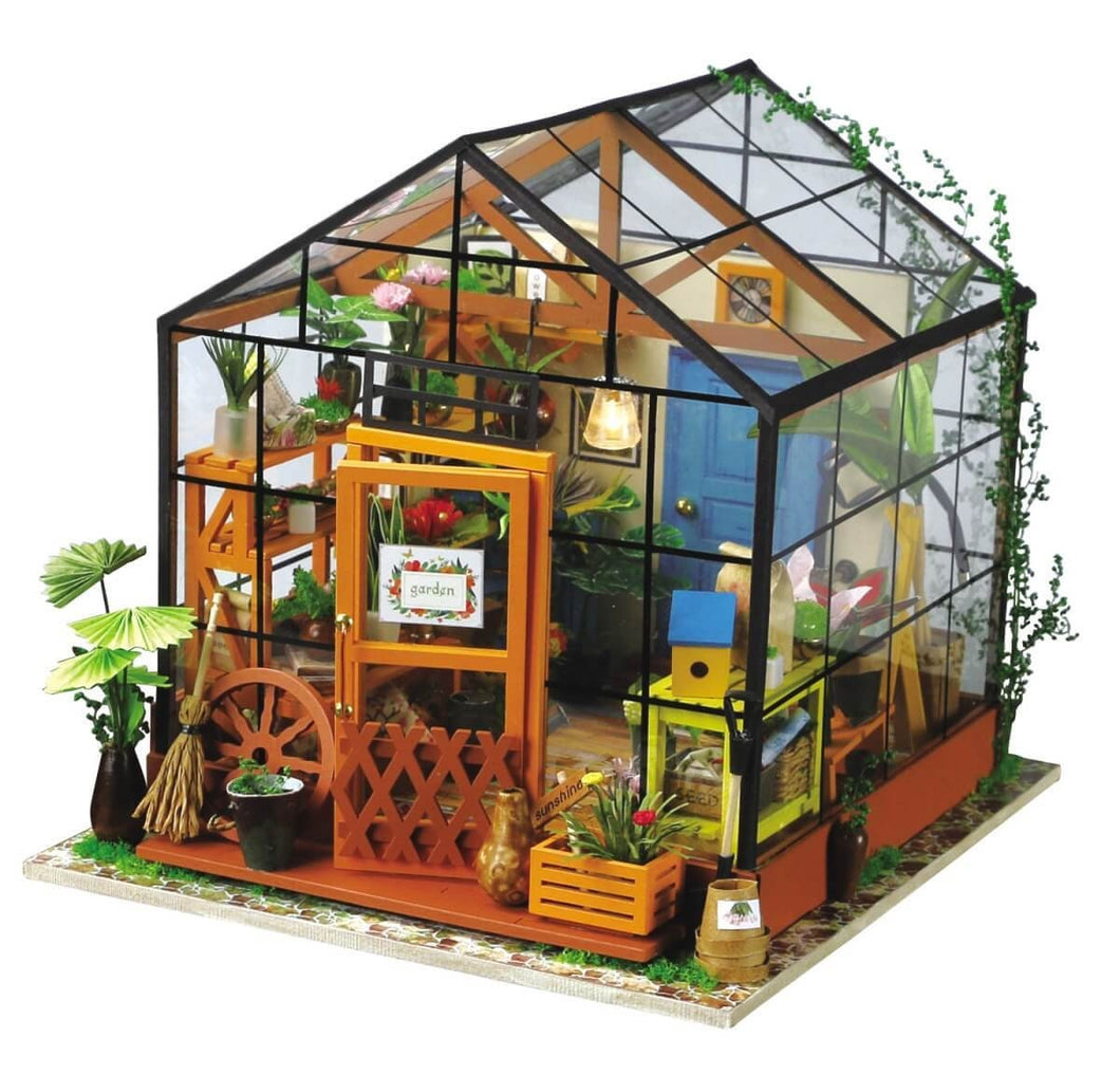 DIY Miniature House Kit: Cathy's Flower House