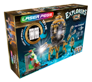 Laser Pegs Steampunk Explorers Iron Octopod